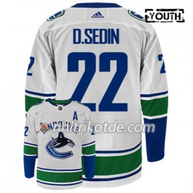 Vancouver Canucks Trikot DANIEL SEDIN 22 Adidas Weiß Authentic - Kinder